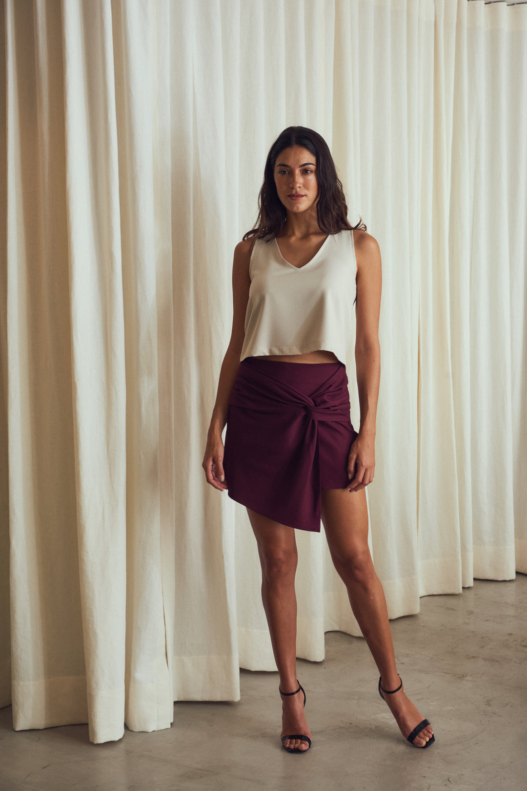 Miami Plum Skort