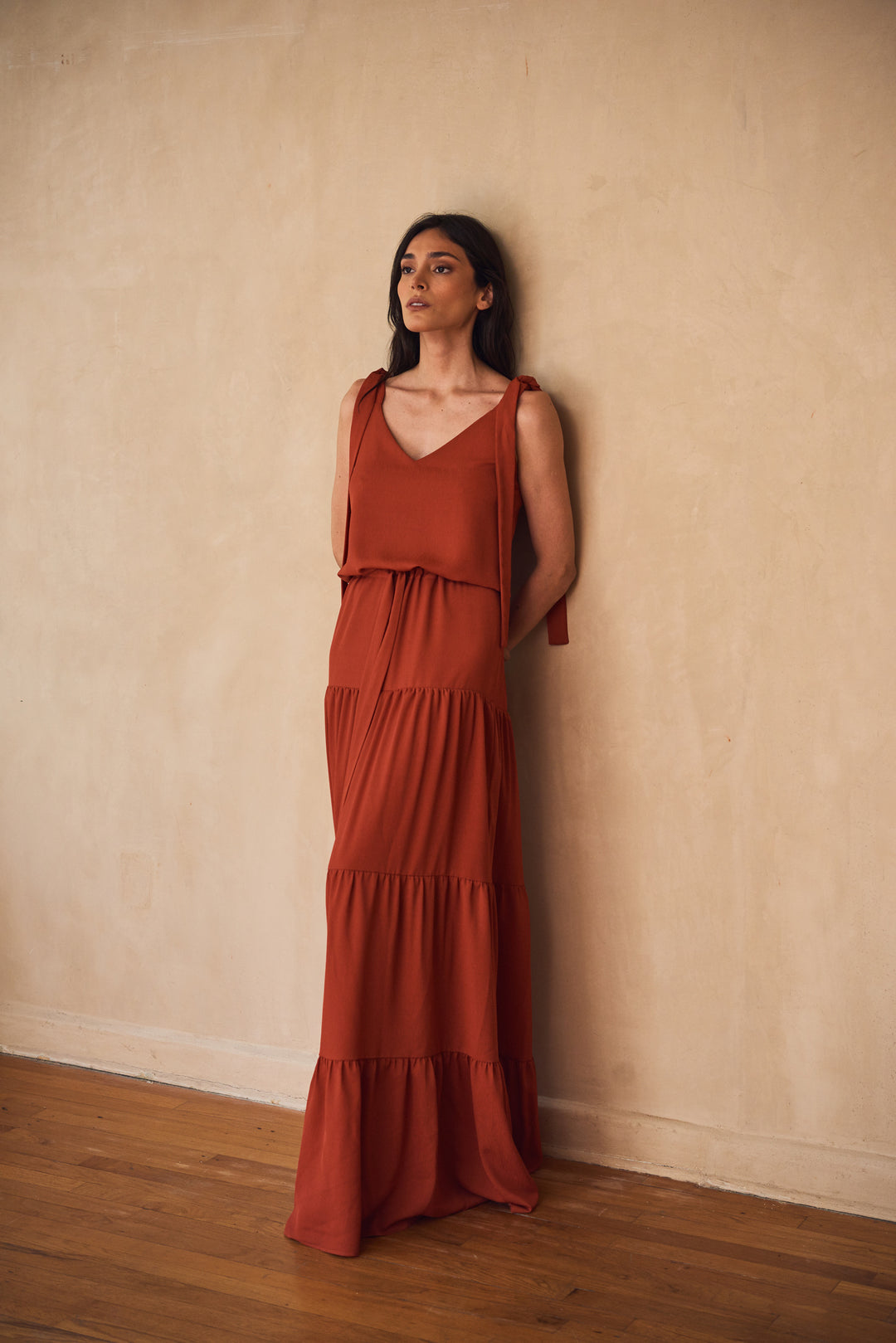 Santorini Terracota Dress