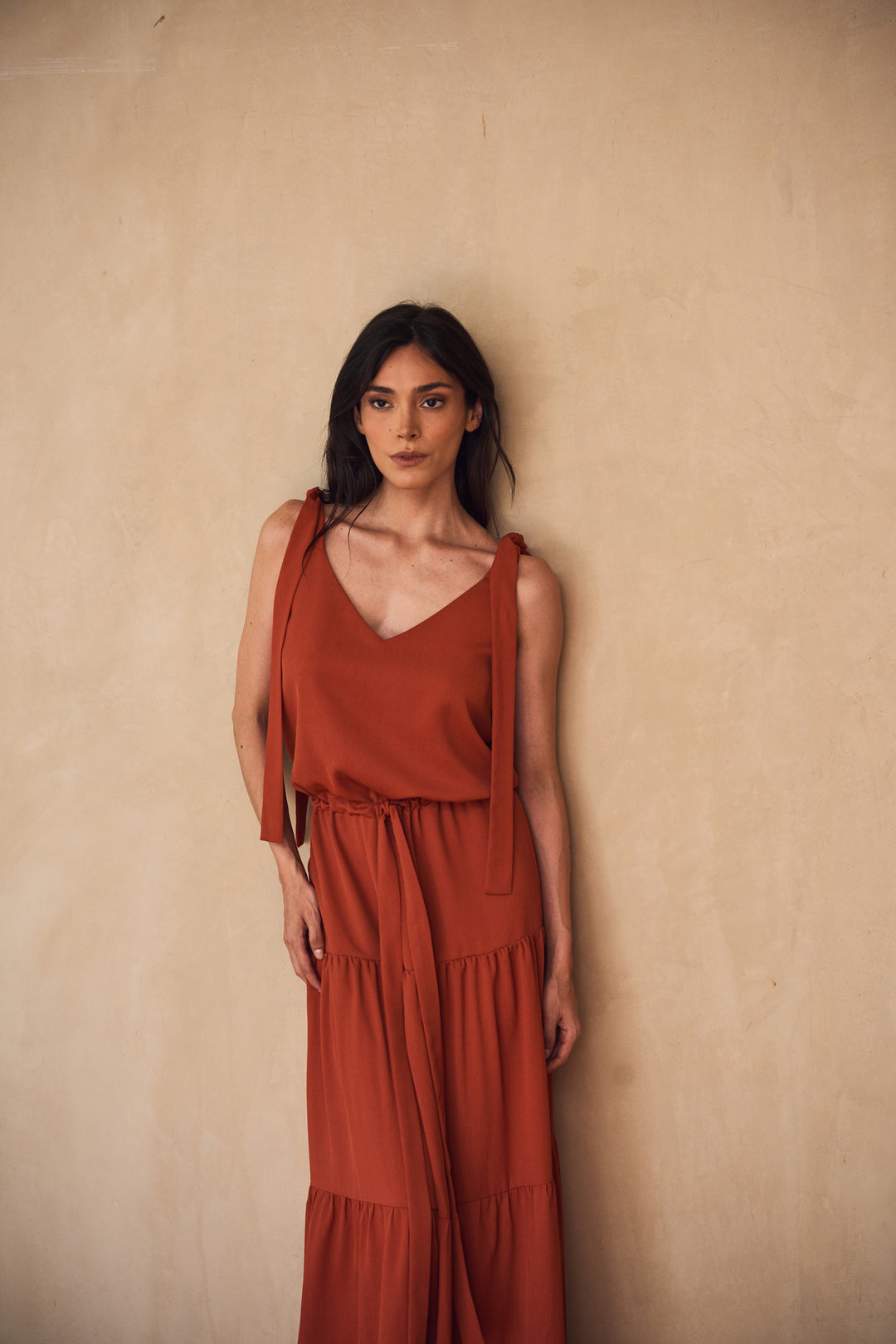 Santorini Terracota Dress