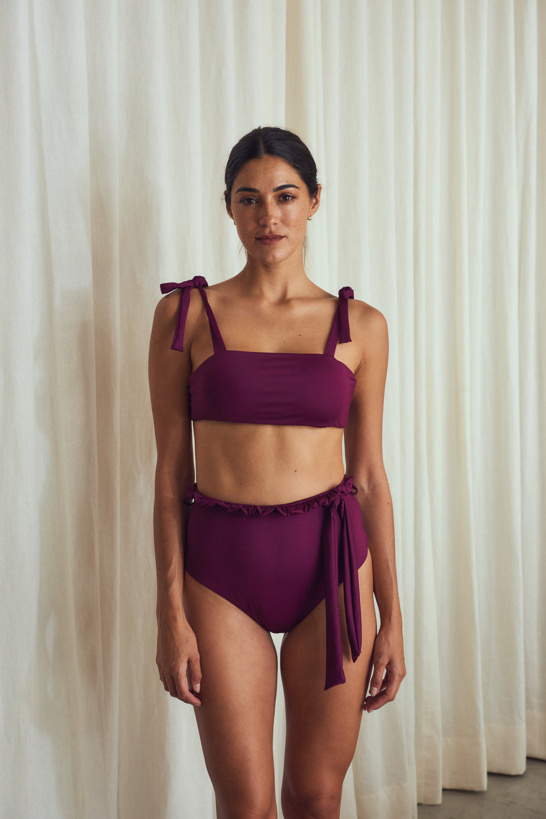 Marbella Plum Bikini Top