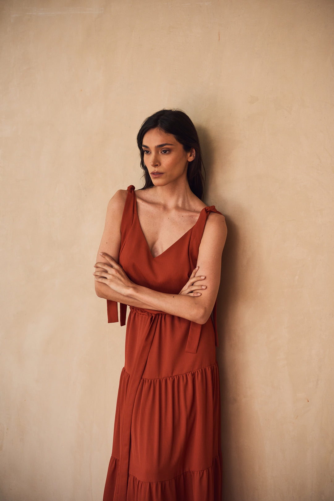 Santorini Terracota Dress