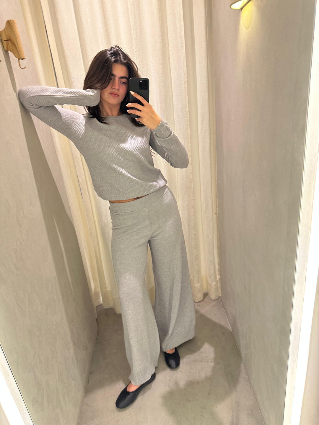 Denver Grey Knitted Pants