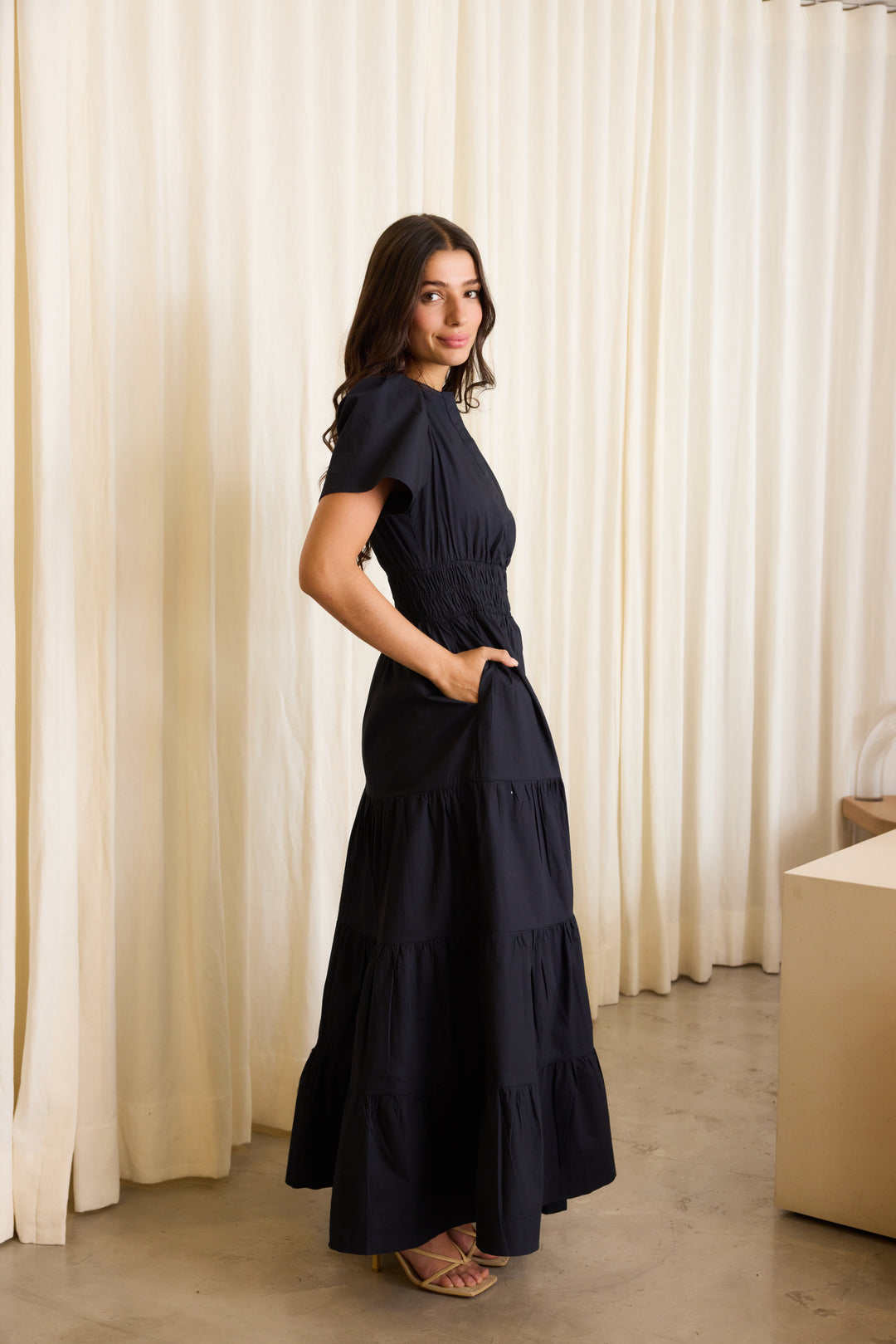 Dallas Navy Dress