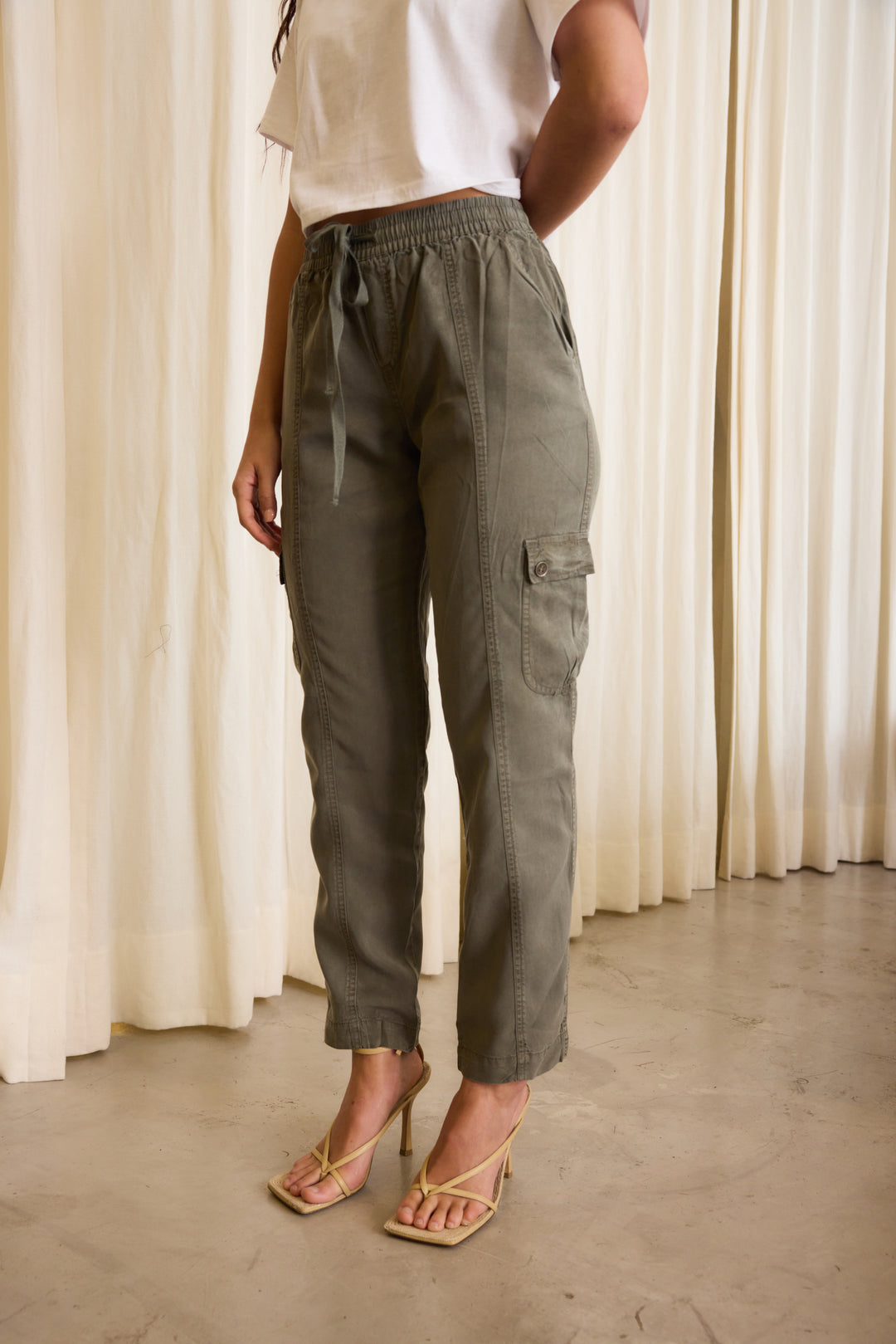 Bodrum Olive Pants