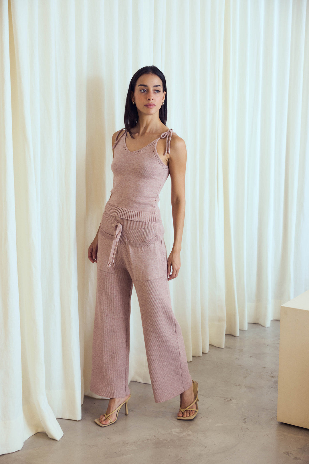 Lisbon Rose Knitted Pants