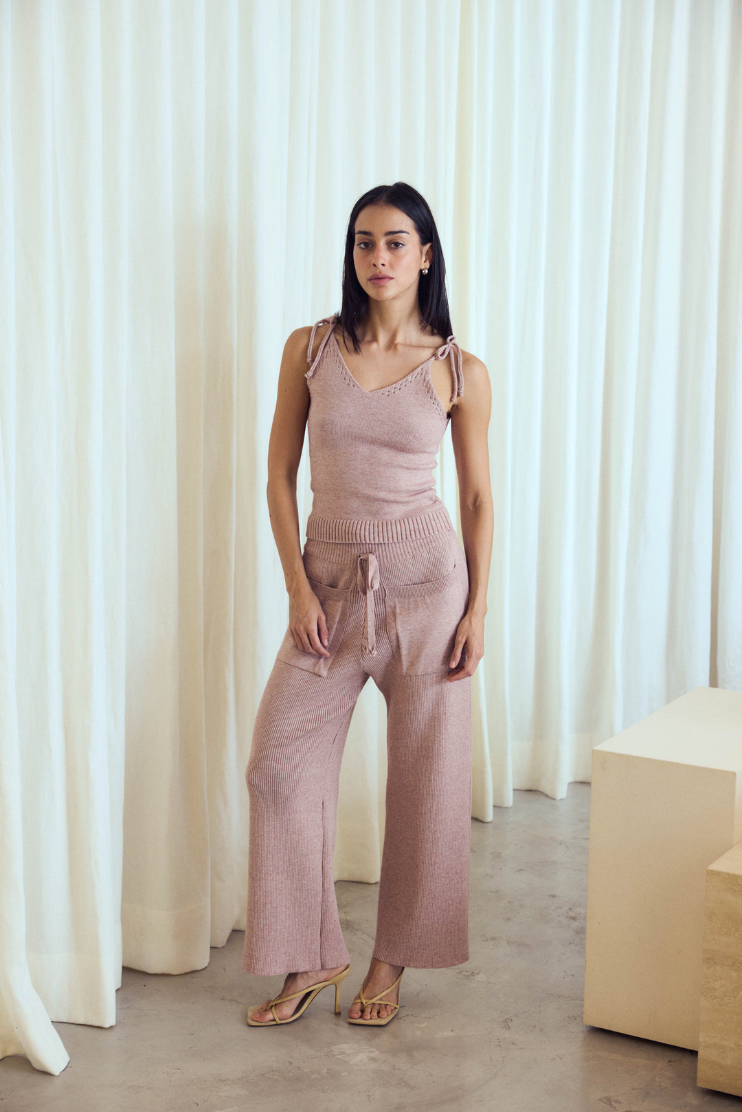 Lisbon Rose Knitted Pants