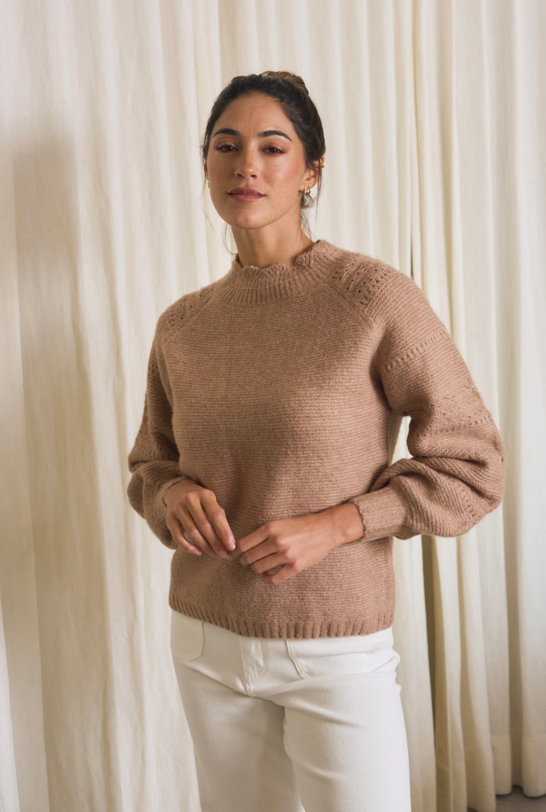 Kyoto Rose Smoke Sweater